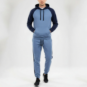 Ropa Deportiva Casual para Hombre, Conjunto Deportivo de 2 Piezas, Corte Ajustado, para Correr en Invierno, en Oferta - Product Image 1