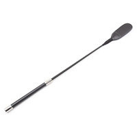 Fouet en cuir pour femmes, barre droite de 45 cm, BDSM pour adultes, fétiche, fouet pour les couples