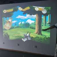 Projection Mapping pour e-books, capteur multicanal, jeux interactifs au sol et sur les murs, projecteur