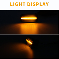 Feu de position latéral LED compatible Honda, forme de feuille, PZD0147 12V, remplacement pour Accord Civic CR-V