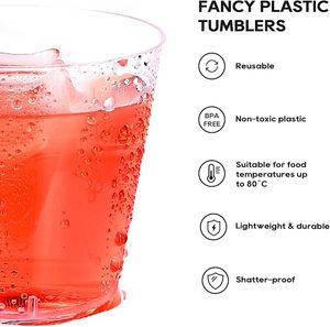 Verres à shot en plastique transparent en gros, 30 ml, gobelets de dégustation jetables, échantillonneurs de <span class=keywords><strong>whisky</strong></span> incassables pour fêtes, ustensiles de bar anti-fuite - Product Image 2