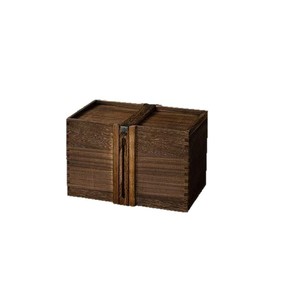 Caja de regalo de madera maciza, rectangular, con tapa, estilo chino tradicional, para el Festival del Bote del Dragón y el Festival de Medio Otoño - Product Image 5