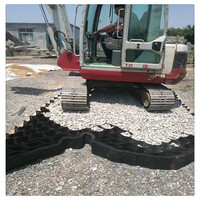 Pavés géocellules HDPE système de confinement cellulaire dalles de stabilité de gravier d'allée en nid d'abeille