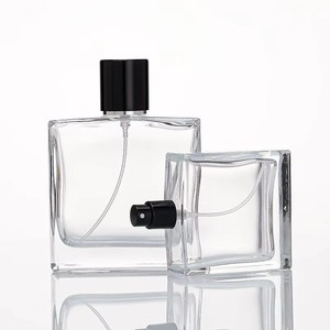 Luxury 50ml 100ml Square Fragrance Bottle Men Cologne Perfume Bottle <strong>Atomizer</strong> with Box Packaging
