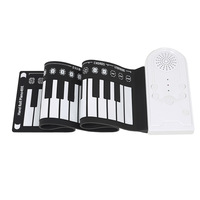 Wholesale 49-Key Roll-Up Piano Portable Fold Electronic Organ Keyboard Musical Instrument for Adult Children Beginner