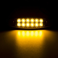 Feu de position latéral 12 LED d'usine, 5 couleurs, 12V 24V, étanche, pour camion, remorque, poids lourd, bus, caravane, pick-up