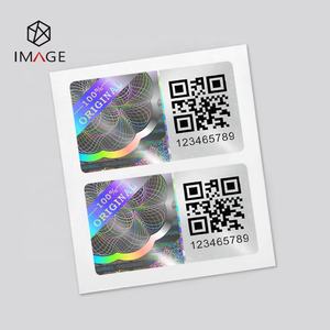 Etiquetas <span class=keywords><strong>de</strong></span> código QR para número <span class=keywords><strong>de</strong></span> serie, holograma rastreable <span class=keywords><strong>de</strong></span> Material PET, novedad - Product Image 2