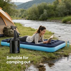 Pompe à air électrique rechargeable en gros pour matelas de camping, canapé gonflable, jouets et décorations gonflables de Noël - Product Image 5