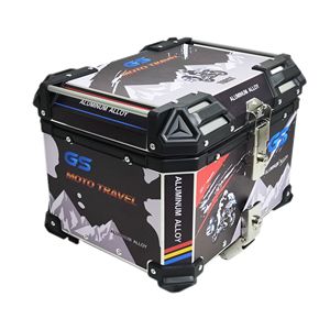 Caja Trasera Universal <span class=keywords><strong>para</strong></span> Motocicleta de 55L, Caja Trasera <span class=keywords><strong>para</strong></span> <span class=keywords><strong>Casco</strong></span> con Cerradura - Product Image 4