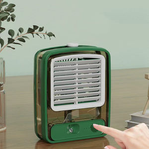 2025 New Camping Transparent Rechargeable Portable Fan Recirculating Air USB Charging Sprayable Conditioner <b>Mini</b> Cooling Home - Product Image 1