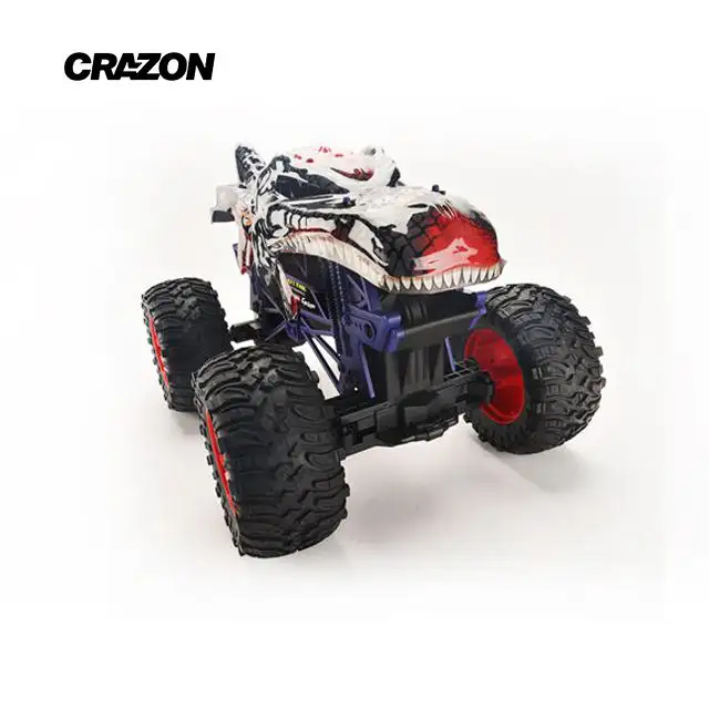 Auto RC all'ingrosso plastica Propel 2.4G ad alta velocità per bambini grandi ruote telecomando 1:10 Dinosaur Rc Car