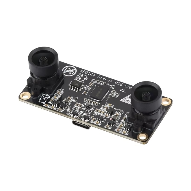 ZYSY AR0144 2MP Stereo USB Camera Module, Sensor Chip, 2.0 Port, Synchronized Same-frame Output, 52mm Baseline