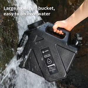 Seau de camping extérieur en PE de 10 litres avec robinet pour les voyages en voiture et le stockage d'eau domestique, seau d'eau potable pure - Product Image 5
