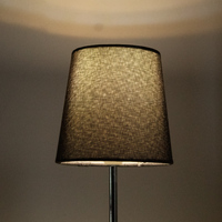 Abat-jour en tissu coton-lin de conception européenne moderne nordique couleur unie écologique pour lampe de table de chambre intérieure