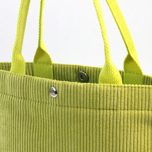 Bolso de Tela Artesanal de Pana Personalizado para Niñas, Bolso de Mano de Marcas Famosas con Bolsillo Interior - Product Image 2