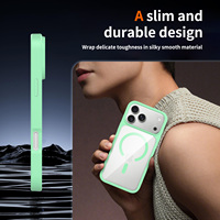 Coque de téléphone magnétique antichoc transparente premium anti-jaunissement pour iPhone 13 14 15 16 17 Pro Max – Vente en gros