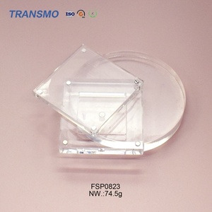 Estuche Compacto Magnético para Polvos Compactos, con Logotipo Personalizado, Transparente y Cuadrado - Product Image 3