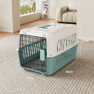 <span class=keywords><strong>Prix</strong></span> usine boîte de Transport pour animaux de compagnie de luxe réglable maille chien Cage de voyage Portable en plastique fil porte compagnie aérienne approuvée pour vétérinaire - Product Image 6