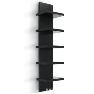 <b>Wall</b> <b>Mounted</b> Wooden <b>Shelf</b> 5 Tier White Rectangle Durable For Bedroom Bedside Bathroom Storage - Product Image 5