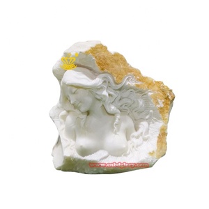 <span class=keywords><strong>Statue</strong></span> de buste de <span class=keywords><strong>femme</strong></span> en <span class=keywords><strong>marbre</strong></span> blanc moderne, sculptée à la main, réaliste, art extérieur - Product Image 6