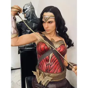 Fiberglass resin sexy girl statue Collectibles Comics Cover Girls 73cm height Wonder Woman Statue bust sculpture