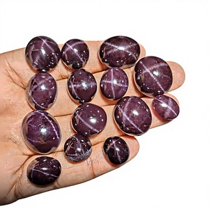 พลอยกุหลาบแดง FAIJAN GEMS คุณภาพสูง รูปทรงหลากหลาย คุณภาพธรรมชาติระดับ A+ พลอยหลวม รับรองโดยบุคคลที่สาม แบบคาโบชอง ปรับแต่งได้ - Product Image 1