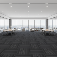 Moquette de sol 100% polypropylène ignifuge, anti-dérapante, modulaire, pour banquets, bureaux, tapis de sol commercial