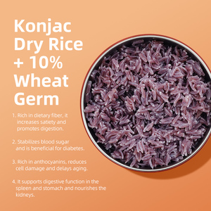 Bán buôn ketoslim mo hạt đen ít chất béo keto chế độ ăn uống Trung Quốc shiratki ngay lập tức bữa Ăn Gạo thay thế Konjac gạo đen 18 tháng - Product Image 2