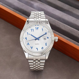 Reloj de Cuarzo de Lujo para Hombre, con Función de Fecha Luminosa a Prueba de Agua, Cristal de Zafiro, Acero Inoxidable, OEM ODM - Product Image 3