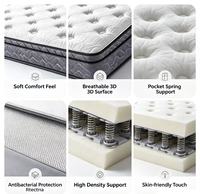 Matelas pliable en éponge pour l'extérieur et les voyages, taille King Size, ensemble de matelas, matelas en mousse à mémoire de forme au charbon de bois pour hôpital