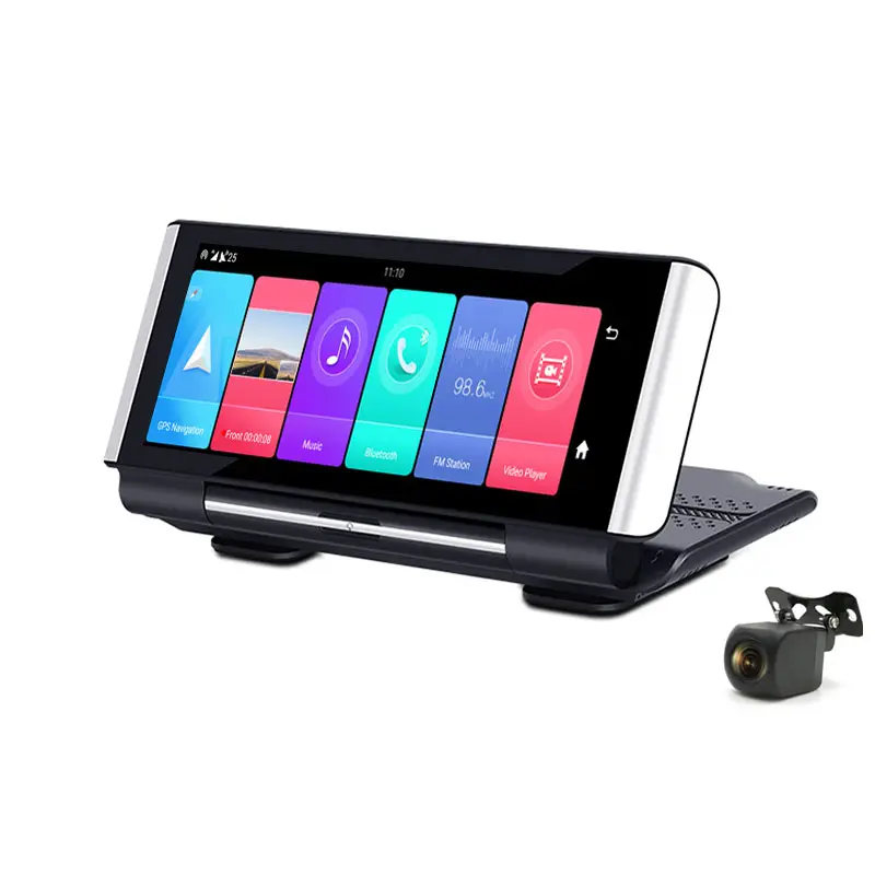 auto car DVR GPS 7'' IPS screen dashcam camera FHD 1080P Dual Lens Dash Cam video Registrar Night vision Camera CCTV Camera