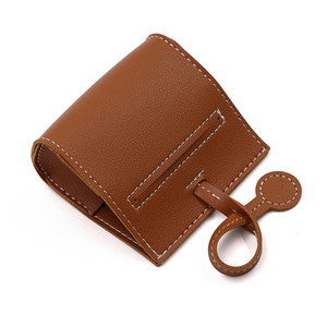 Dispensador Portátil de Sacos para Dejetos de Cães - Suporte de Couro Impermeável Reutilizável para Sacos de Cocô de Animais de Estimação e Gatos para Passeios e Uso Externo - Product Image 2