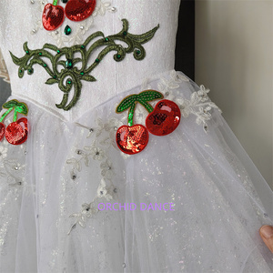 Professionnel taille personnalisée enfants filles cerise radis danse Performance porter blanc vert le <span class=keywords><strong>Casse</strong></span>-<span class=keywords><strong>Noisette</strong></span> Ballet danse Tutu Costume - Product Image 3