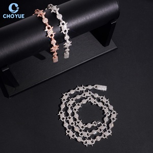 Hot Sale Moissanite Cuban Link <b>Bracelet</b> 13mm Rhodium Plated <b>Solid</b> 925 <b>Silver</b> Hiphop Iced Out Jewelry - Product Image 3