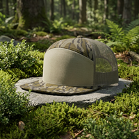 Casquette Richardson 168P Style Ajustable pour Homme en Maille à 7 Panneaux, Casquette de Papa en Coton, Casquettes Snapback, Casquettes Trucker Camouflage Canard Personnalisées