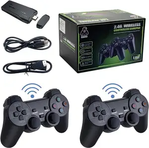 Plug and Play Video Game M8 Wireless Retro Console Retro Game Stick 64G TV Games Dual Controller with 4K HDMI Stick for TV