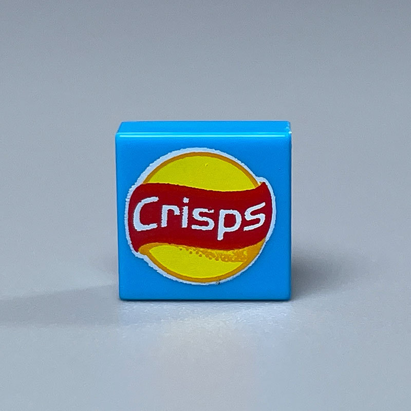 Chips de pommes de terre bleu profond