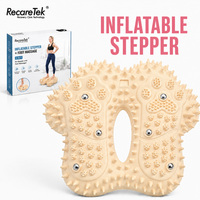 Bestes Fitnessprodukt für Männer: Aufblasbarer Stepper, Trainingsgerät, Massage-Brett, Gleichgewichtsübung für Indoor-Walking, Dual-Modus