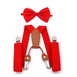 Suspender bayi, termasuk 4 klip kuat dengan dasi kupu-kupu dapat diatur untuk bayi laki-laki dan perempuan - Product Image 1