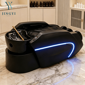 Cama de lavado de cabello profesional <span class=keywords><strong>para</strong></span> salón de belleza, sillón de champú eléctrico <span class=keywords><strong>para</strong></span> spa capilar japonés y masaje tailandés - Product Image 3
