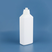 Bouteille d'engrais liquide en HDPE de 1000 ml avec bouchon doseur, bouteille de dosage anti-fuite pour l'emballage de solutions nutritives de jardinage