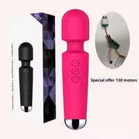 Hot Sell Frau Sexspielzeug 8-Gang 20-Frequenz Mini Silent Stick Massage gerät Zauberstab Vibrator Fernbedienung Vibrator für Frauen