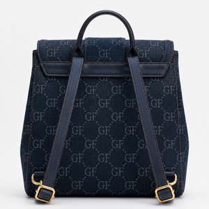 Mochila de cuero PU para mujer, mochila pequeña de moda con asa superior, bolso de hombro estructurado, mochila de viaje informal, bolso de uso diario - Product Image 4