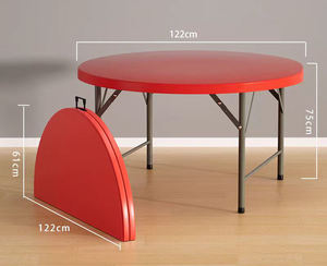 Mesa de póquer barata plegable, mesa de fábrica al por mayor - Product Image 5