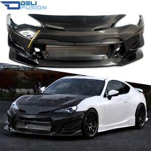 ชุดแต่งกันชนหน้าคาร์บอนไฟเบอร์สไตล์ Kouki สำหรับ Toyota GT86 FT86 Subaru BRZ Scion FRS ZN6 ZC6 ING N-Spec ปี 2013-2021 - Product Image 1
