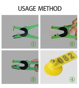 Pince professionnelle d'étiquette d'oreille d'alliage de catégorie vétérinaire verte pour le bétail bovin <span class=keywords><strong>ovin</strong></span> de porc - Product Image 5