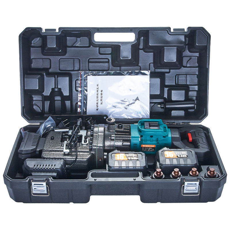 cordless hydraulic metal hole punch