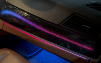 Nouvelle lampe d'ambiance LED dynamique Galaxy pour garniture intérieure BMW Série 5 F10 Berline 2011-2017 – Kit d'éclairage de mise à niveau pour voiture