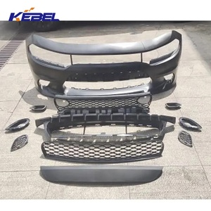 Kebel <span class=keywords><strong>front</strong></span> <span class=keywords><strong>bumper</strong></span> grille <span class=keywords><strong>front</strong></span> <span class=keywords><strong>bumper</strong></span> Kit without FOG LAMP Parts <span class=keywords><strong>For</strong></span> Charger SRT hellcat 2015 2016 2017 2018 2019 - Product Image 1