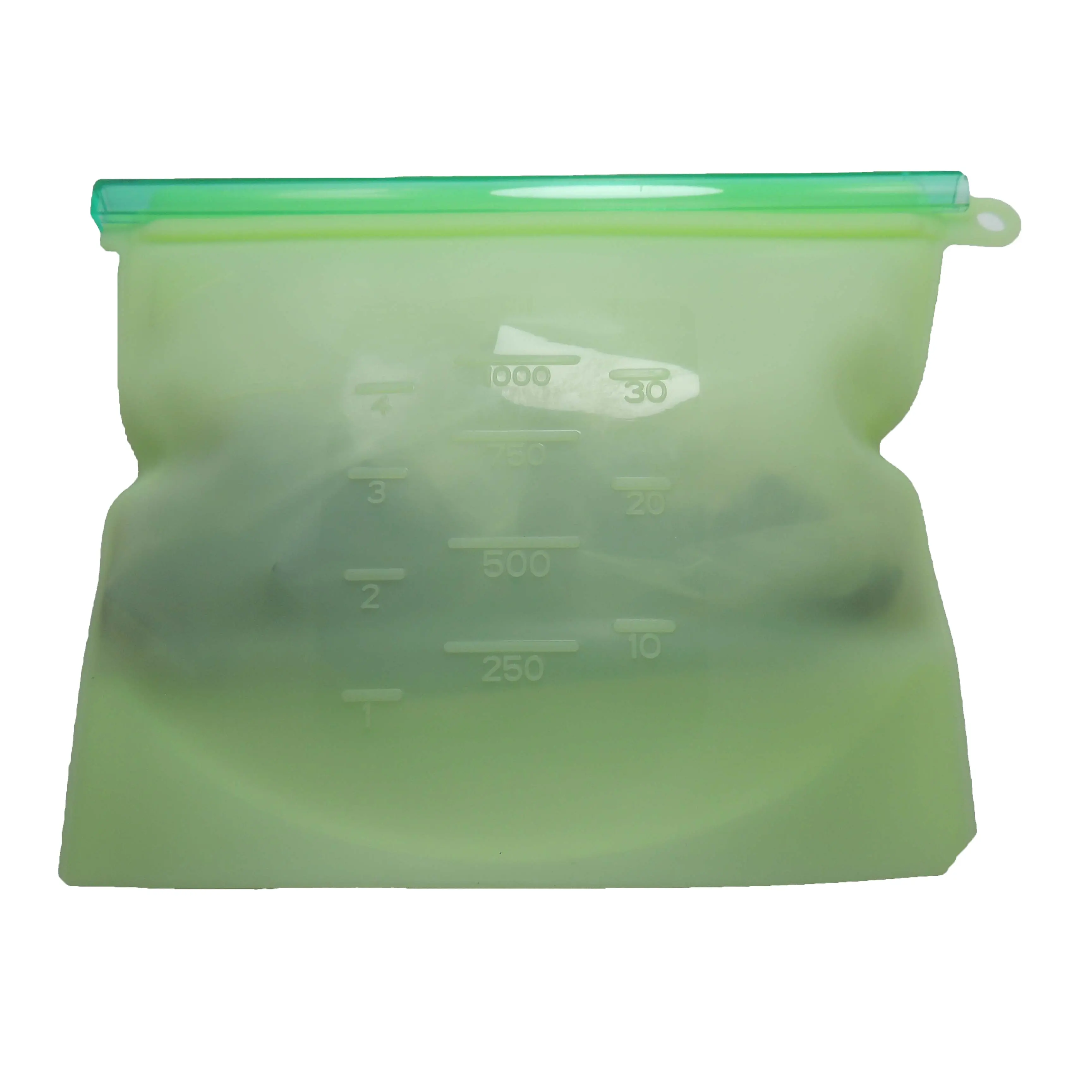 Silicone Reusable Fresh Sealing Vacuum Food Safe Storage Frozen Fridge Food Preservation Bag